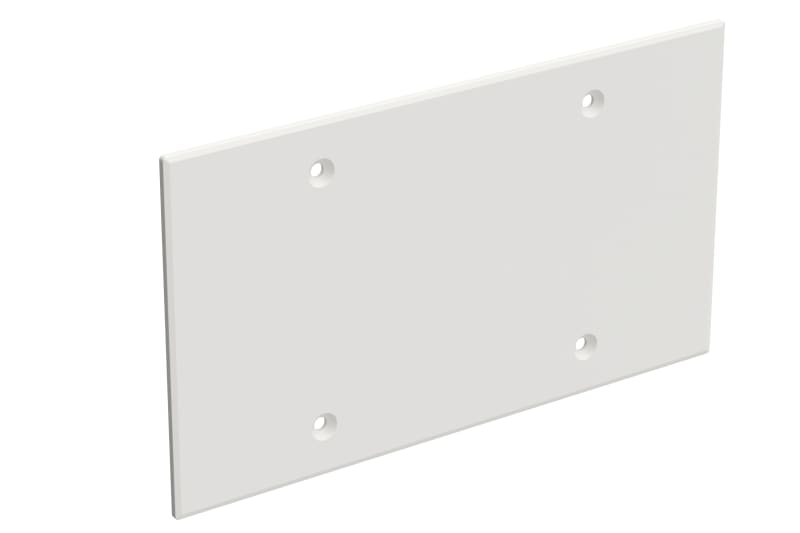 Cover inst. box double White 9003 (STA501031)