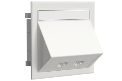 Data RJ45 kit Cat 6 keystone White 9003