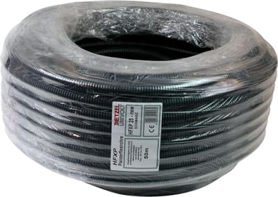 Corrugated PIPE 16mm PP HF Black 50M
