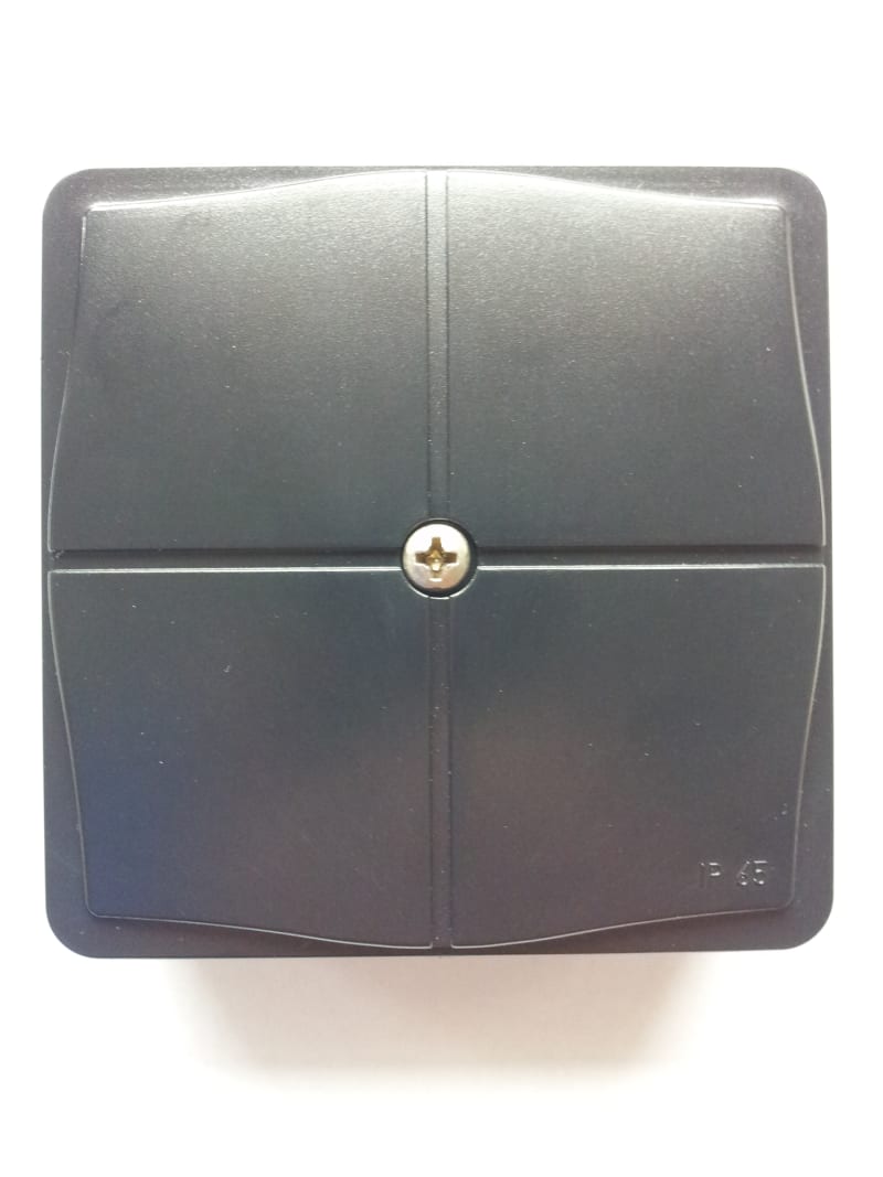 Junction box IP65 black (462104)