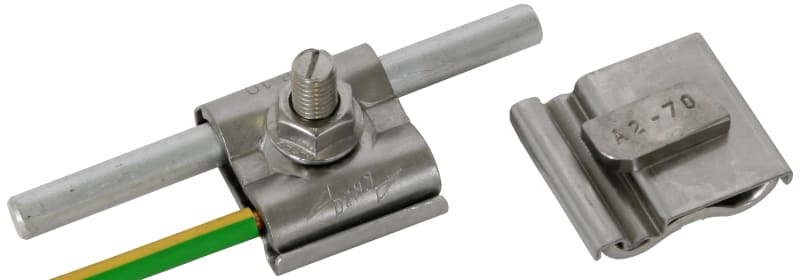 Earth clamp FOR Solar systems (uek 8.10 AQ4 HKSM8 V2A)