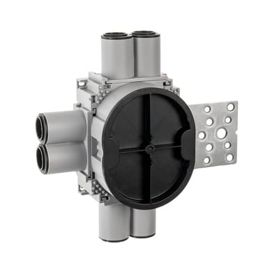 WALL BOX 1,5 21/24mm 6-Run Metal VERT