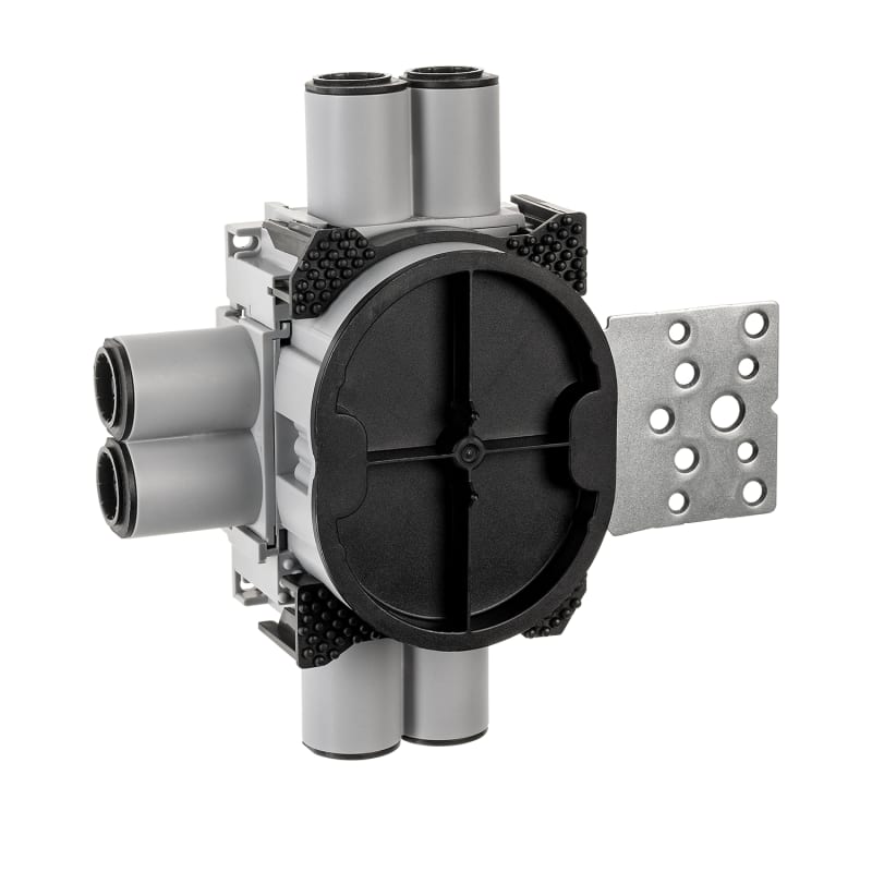 WALL BOX 1,5 9/12mm 6-Run Metal VERT (79018)
