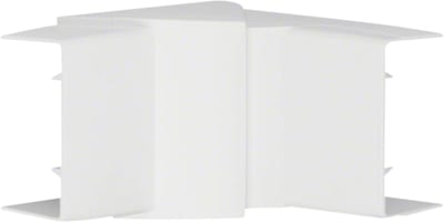 Hager Systemer Internal corner for LFF 30x60 mm trunking, moulded ABS, traffic white RAL 9016, adjustable 83...97 deg LFF3006049016