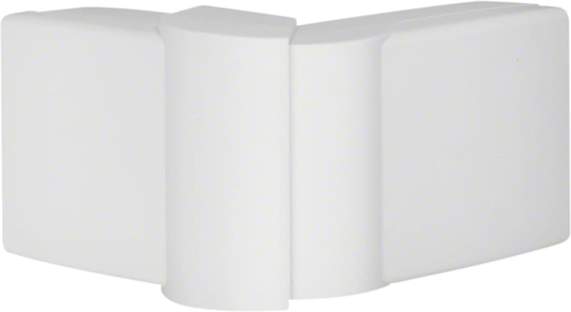 Hager Systemer External corner for LFF 30x60 mm trunking, moulded ABS, traffic white RAL 9016, adjustable 83...97 deg LFF3006039016