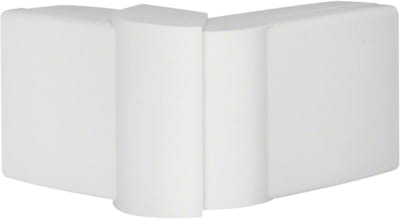 Hager Systemer External corner for LFF 30x60 mm trunking, moulded ABS, traffic white RAL 9016, adjustable 83...97 deg LFF3006039016
