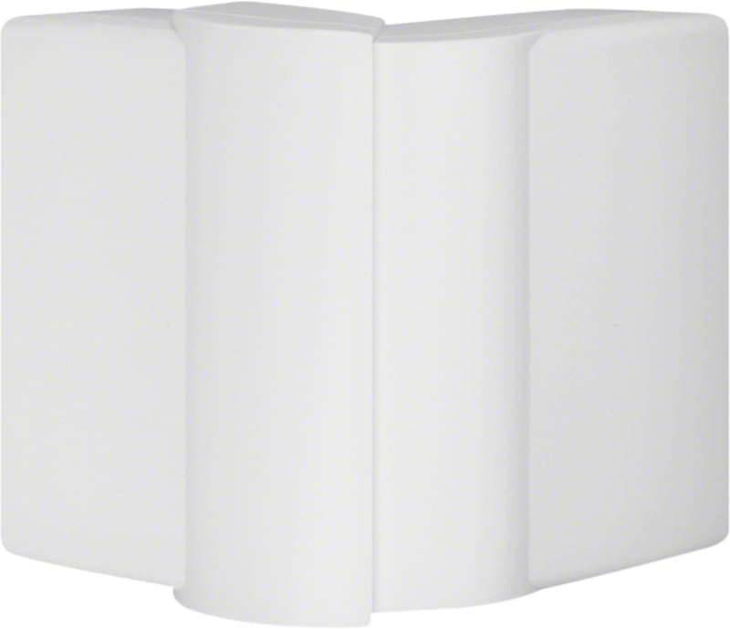 Hager Systemer External corner for LFF 40x110 mm trunking, moulded ABS, traffic white RAL 9016, adjustable 83...97 deg LFF4011039016