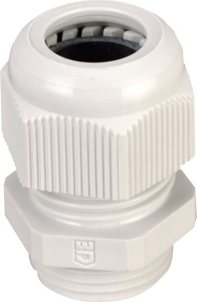 Nipple M20 (5-13) Light grey Polyamide