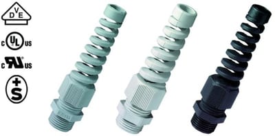Nipple M12 (3-6,5) GREY Polyamide