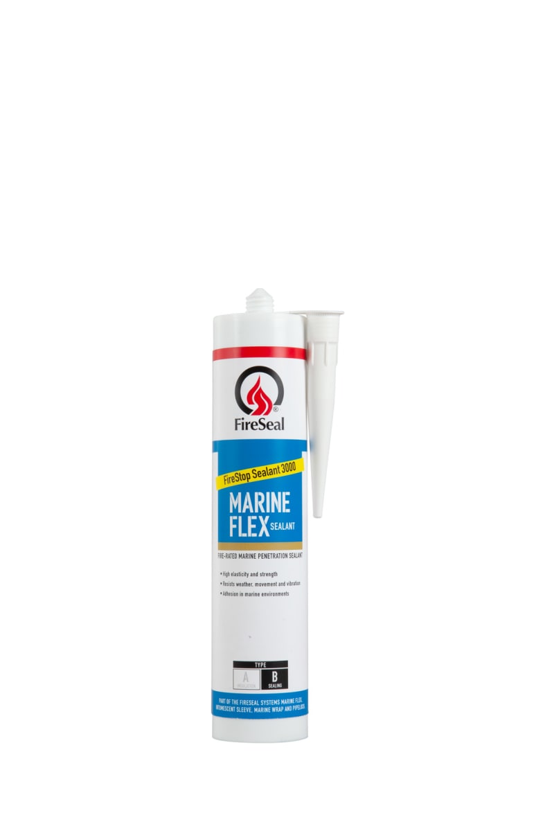 Fireseal 100906 Marine Flex White Flexible Seal for Cables and Metal Pipes