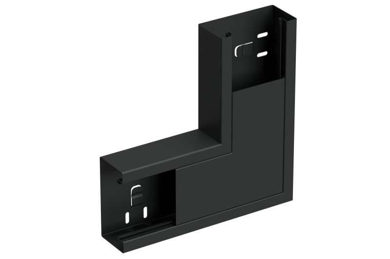 L-Piece 110/52 Black RAL9017 (STA550072)