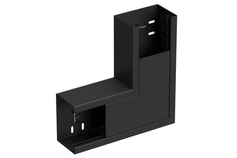 L-Piece 110/72 Black RAL9017 (STA550081)