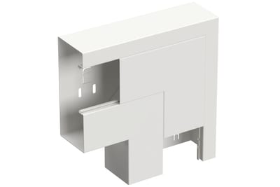 L-Piece down 170/72 White RAL9003