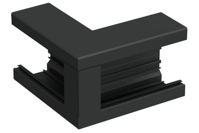 External corner al 120/72 Black RAL9017