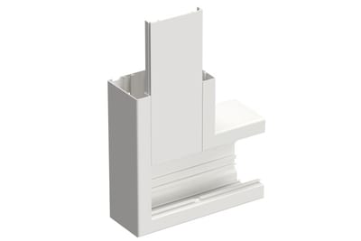L-piece al 120/72 White 9003