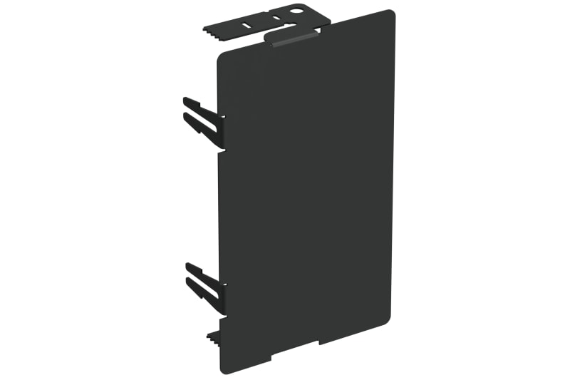 End piece al 120/72 Black RAL9017 (STA520032)