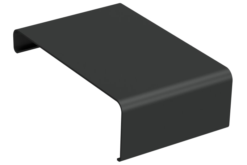Levelling piece 120/72 Black RAL9017 (STA500021)