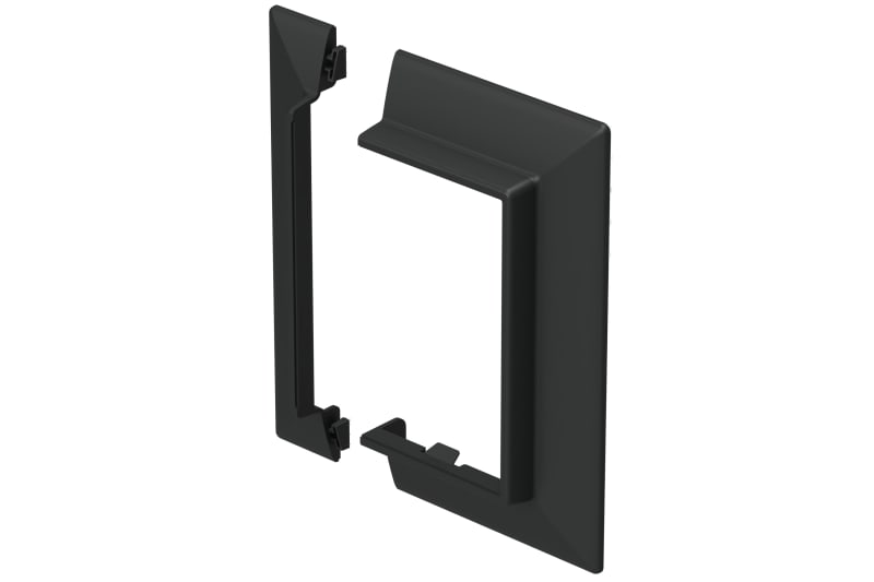 Wallframe 120/72 Black RAL9017 (STA500023)