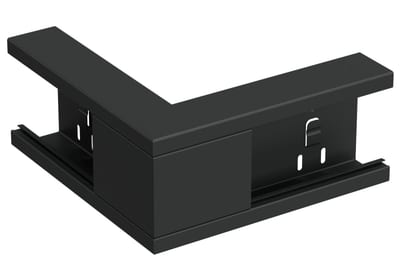 External Corner 110/52, Black RAL 9017 (STA550073)
