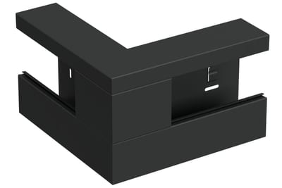 External Corner 110/52, Black RAL 9017 (STA550148)