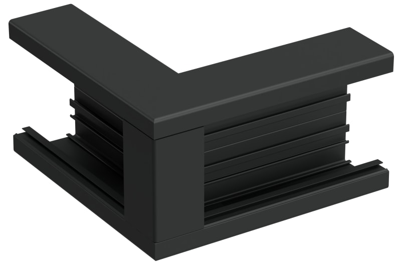External corner al 110/55 Black RAL9017 (STA520055)