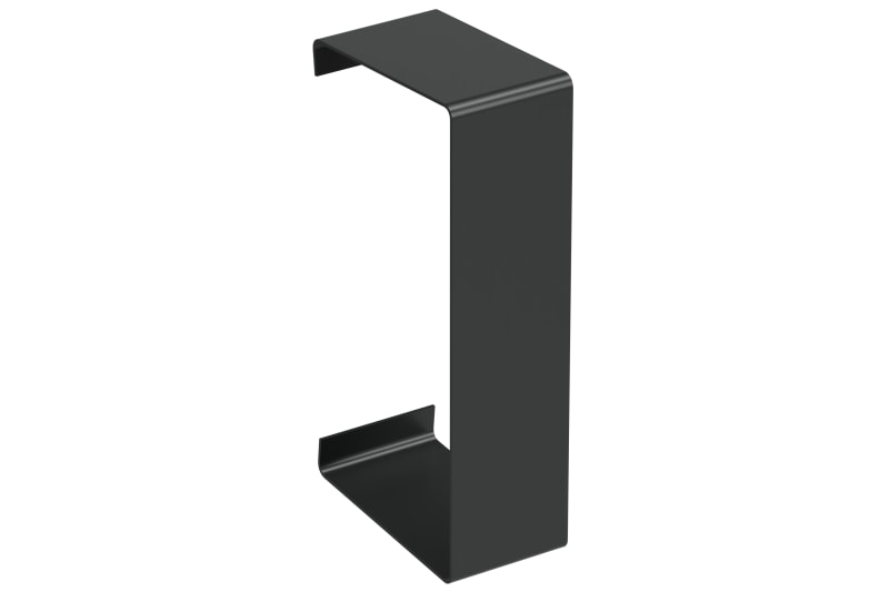 Utjevningstykke 110/52mm Black RAL9017 (STA550074)