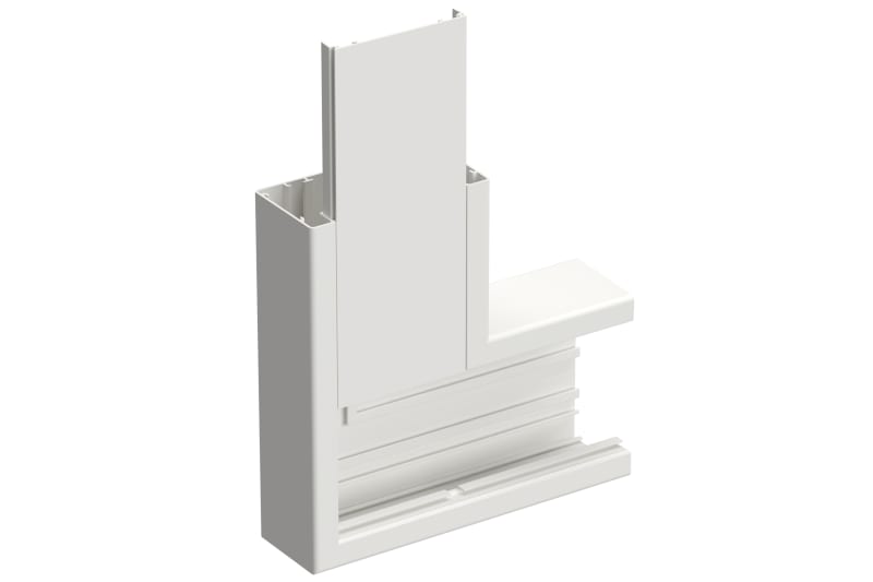 L-piece al 110/55 White 9003 (STA520057)