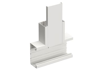 T-stycke al 110/55 White RAL9003