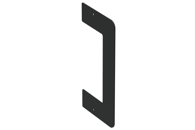 Wallframe 110/55 Black RAL9017 (STA500053)