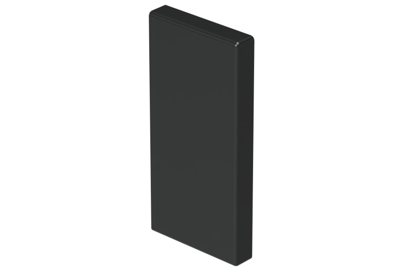 End piece 110/52 Black RAL9017 (STA550075)