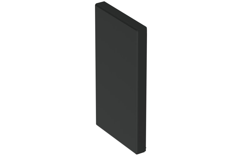End piece 130/72 Black RAL9017 (STA550108)