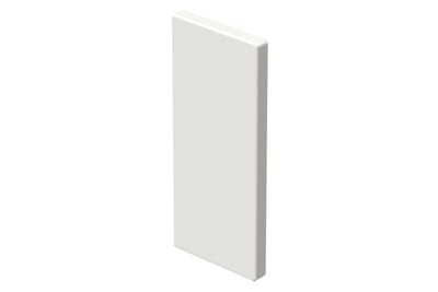End piece 170/72 White RAL9003