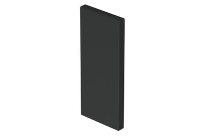 End piece 170/72 Black RAL9017