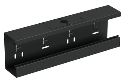 T-piece up 130/72 Black RAL9017