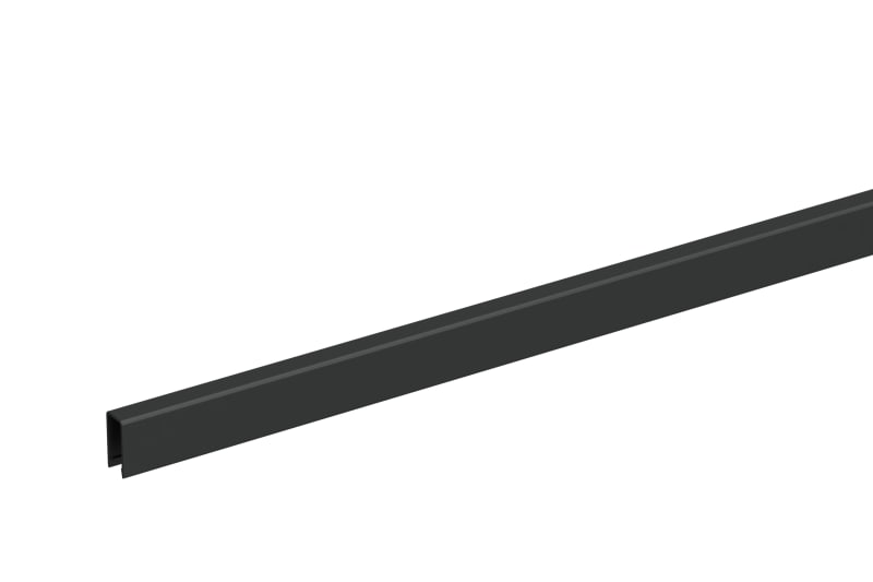 Ventilasjonsribbe Black RAL9017 2,5M (STA500069)