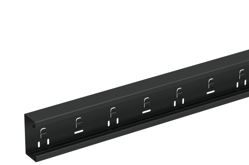 Kanalunderd 110/52 Black RAL9017 2,M (STA550071)