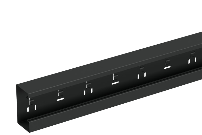 Kanalunderd 130/72 Black RAL9017 2,M (STA550103)