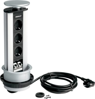 POP-UP, 3X230V, 2XRJ45
