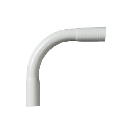 ABB Halogen free (HF) conduit bend comes with locking glue and is used when the conduit is difficult to bend. the bend is 90°. 750N JMKL20HF