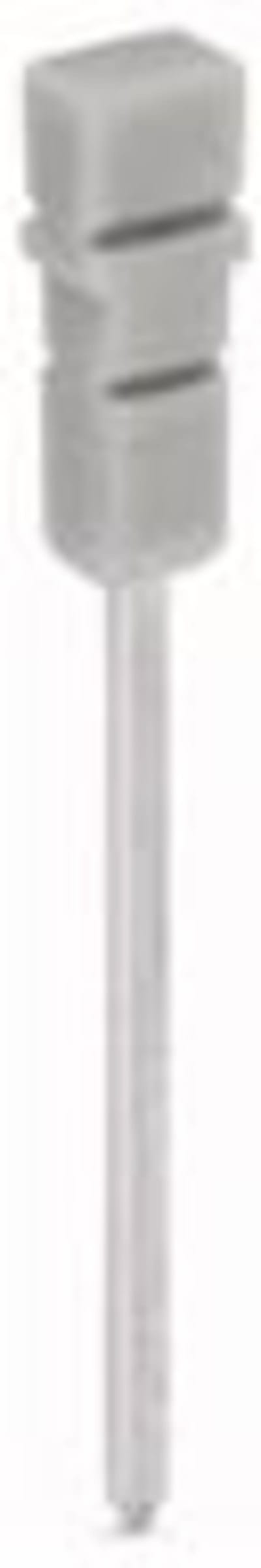 Vertical jumper; insulated; light gray