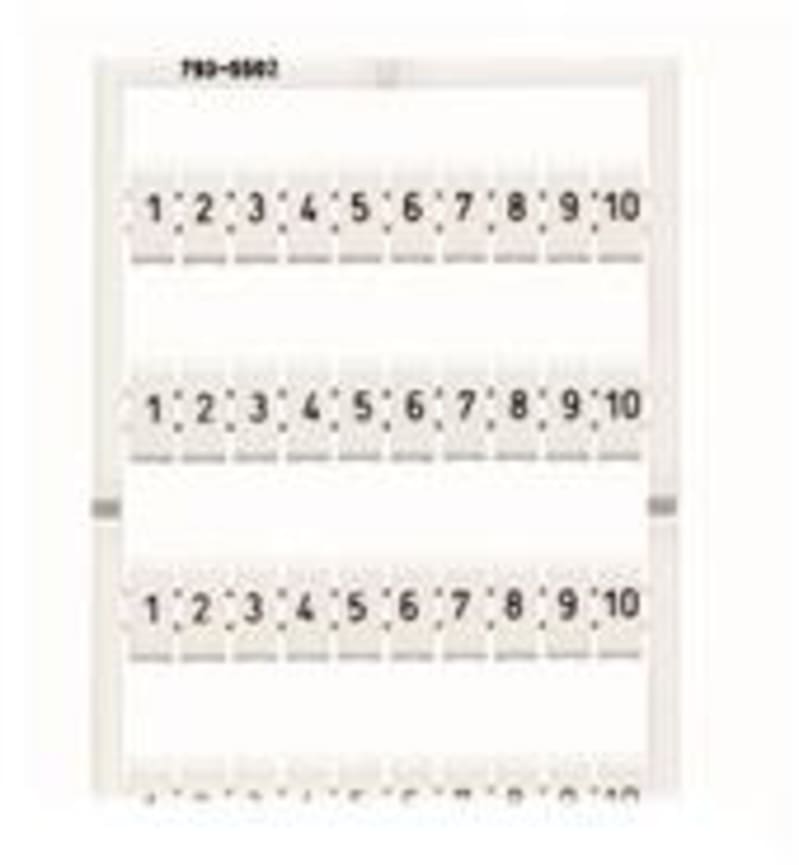 WMB marking card, +/- (50X), stretchable 5 - 5.2 mm (793-5552)