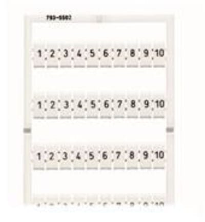 WMB marking card, +/- (50X), stretchable 5 - 5.2 mm
