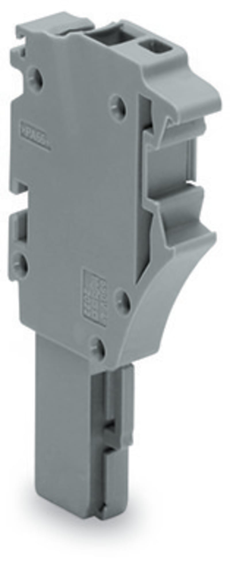 1-Conductor female connector; Push-in CAGE CLAMP®; 4 mm²; Pin spacing 5.2 mm; 2-Pole; 4,00 mm²; gray (2022-102)