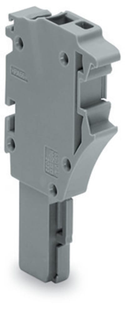 1-Conductor female connector; Push-in CAGE CLAMP®; 4 mm²; Pin spacing 5.2 mm; 2-Pole; 4,00 mm²; gray