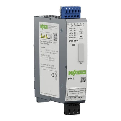 Power supply, Pro 2, 1-Phase, 24 VDC output voltage, 5 A output current