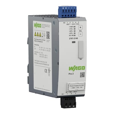 WAGO Pro 2 single-phase power supply 24 VDC 10 A TopBoost PowerBoost