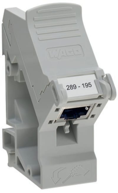 Interface module; RJ-45; IDC technology; Cat. 6; in mounting carrier; with shield connection