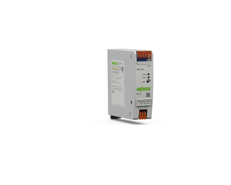 Power supply; Eco 2; 1-Phase; 24 VDC output voltage; 5 A output current; DC OK contact (2687-2144)