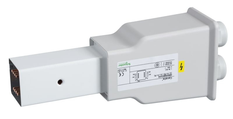 End feed 40A RH/LH 2X3L+N W (KBB40ABG44W)
