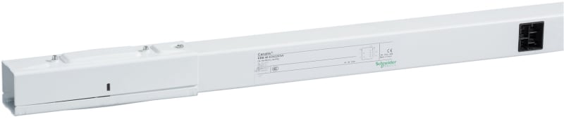 Schneider Electric Straight length, Canalis KBB, 40 A, 2 circuits L+N+PE, 5 tap-off units, 3 m, white KBB40ED22305W